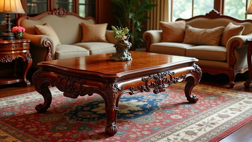 elegant mahogany table sets