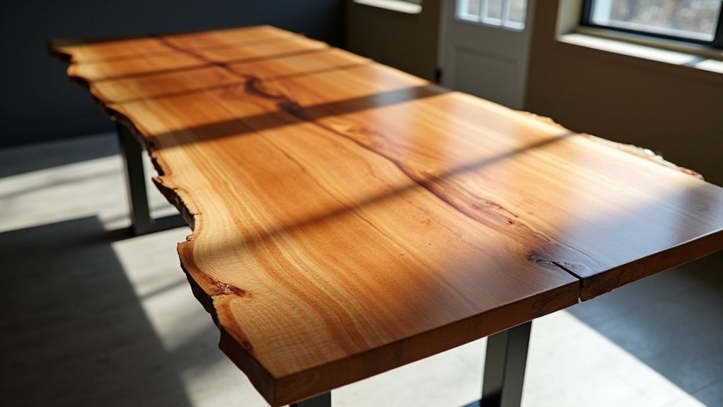 elegant maple dining slab