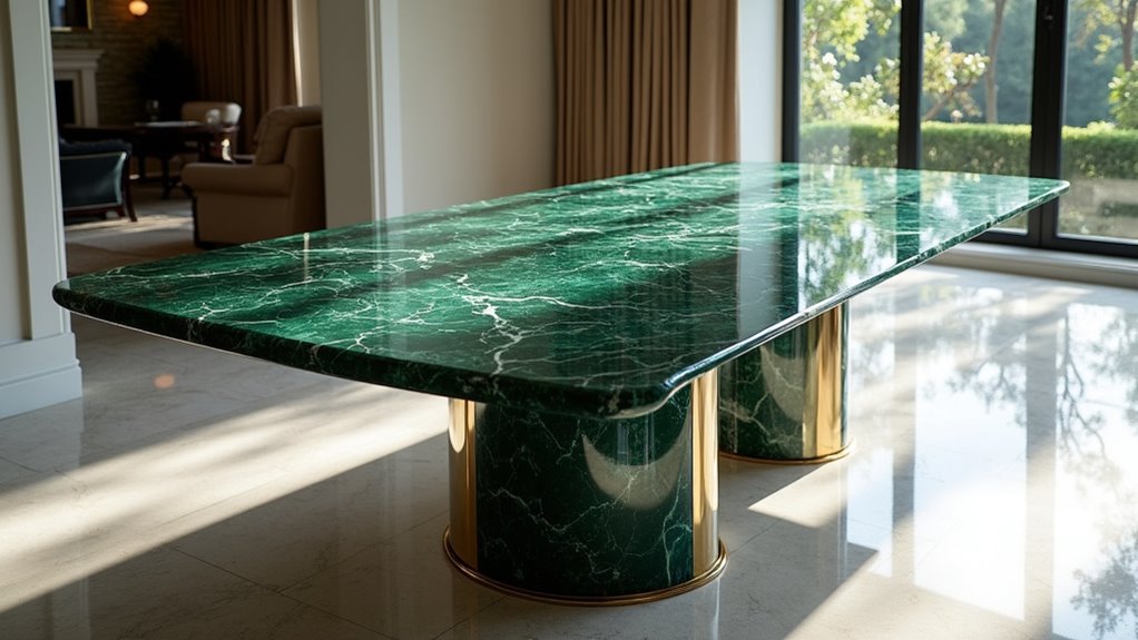 elegant marble dining tables