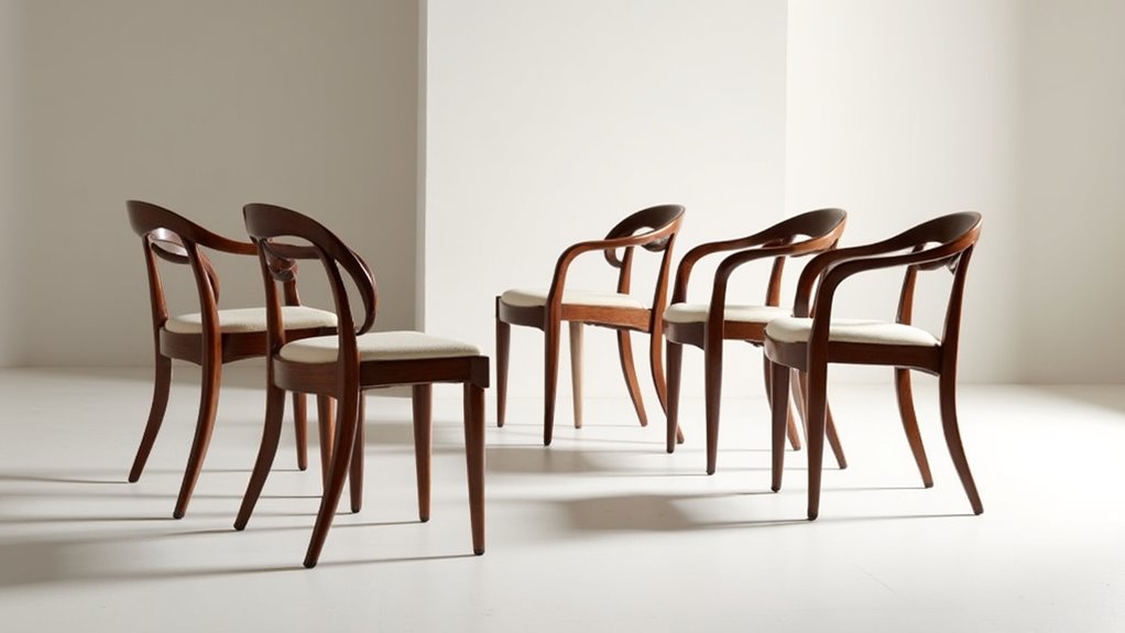 elegant mid century design chair