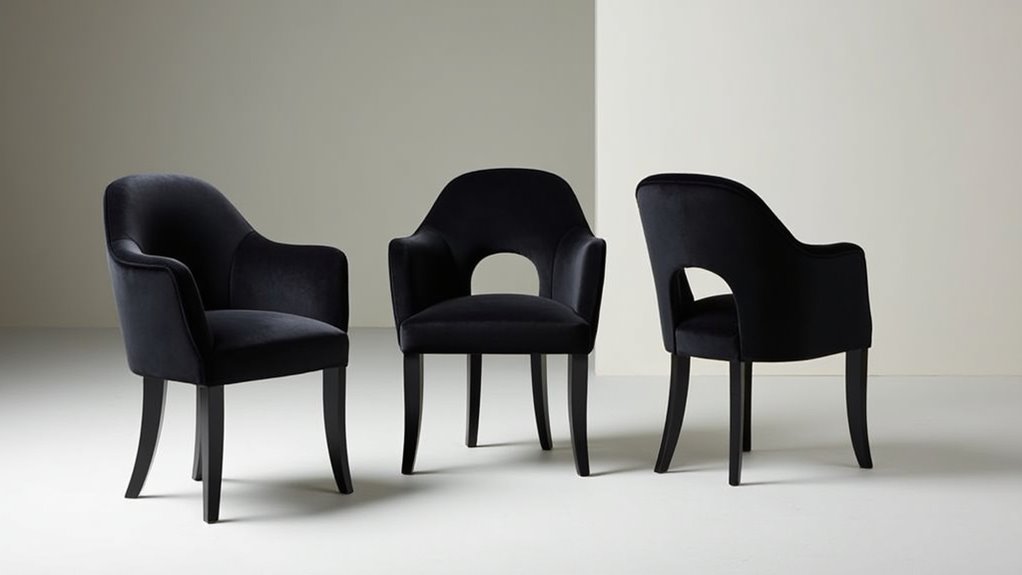 elegant mid century dining chair