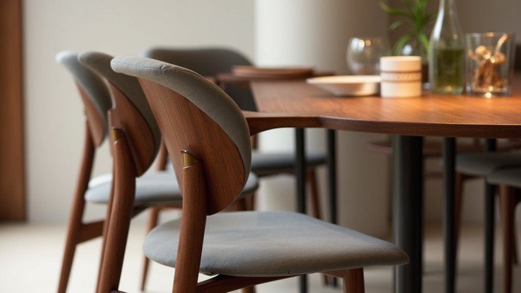 elegant mid century dining chair