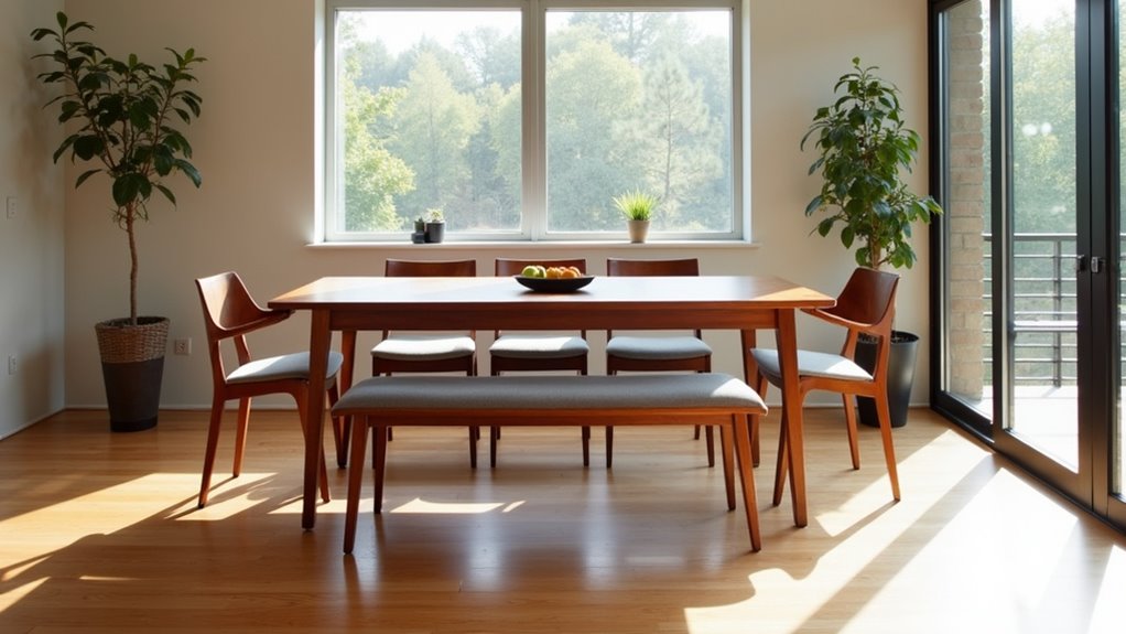 elegant minimalist dining set