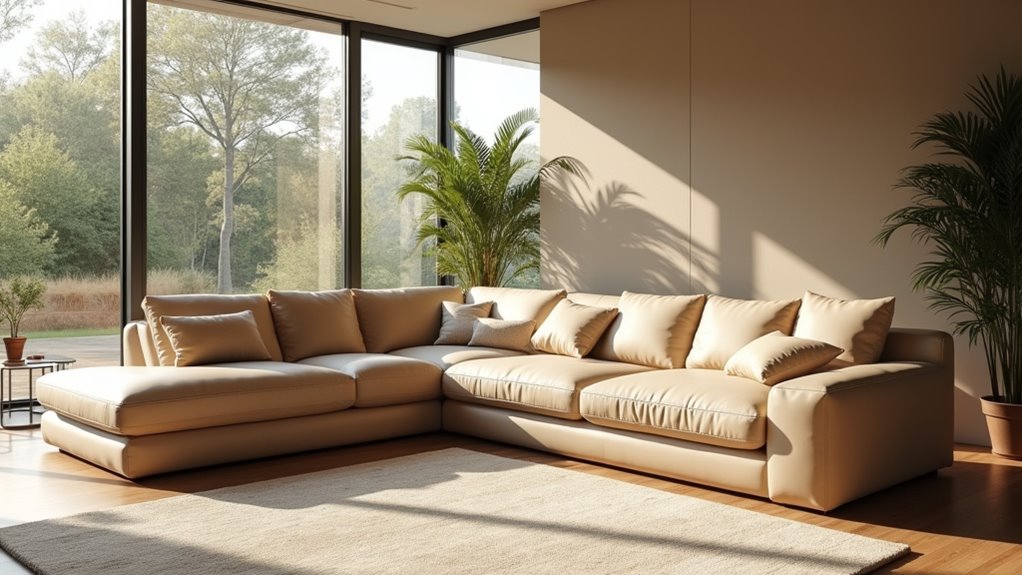 elegant modern corner sofas