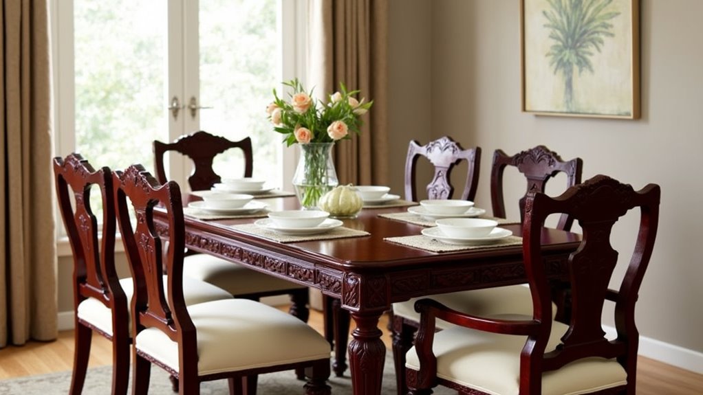 elegant modern dining set