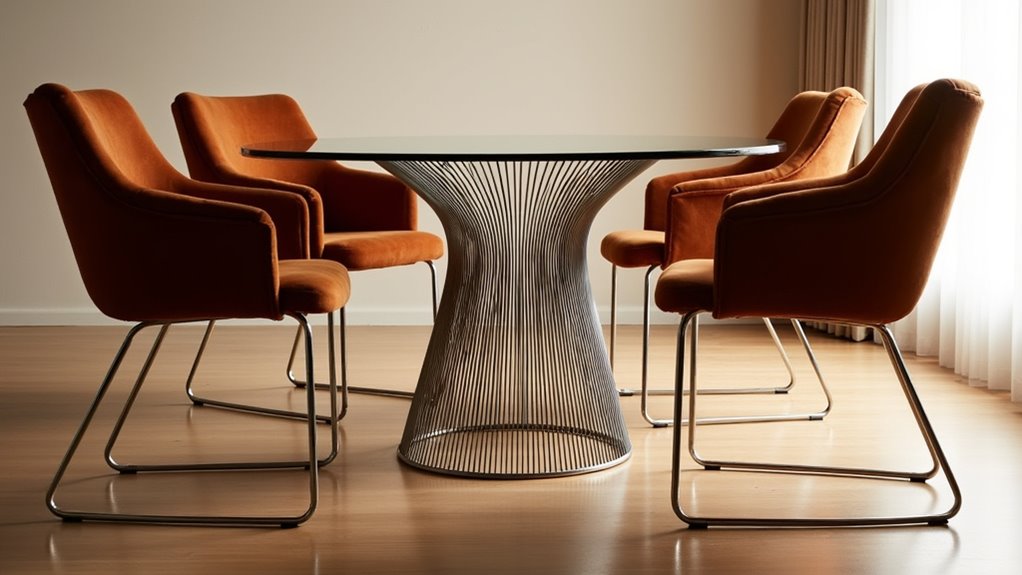 elegant modern dining table