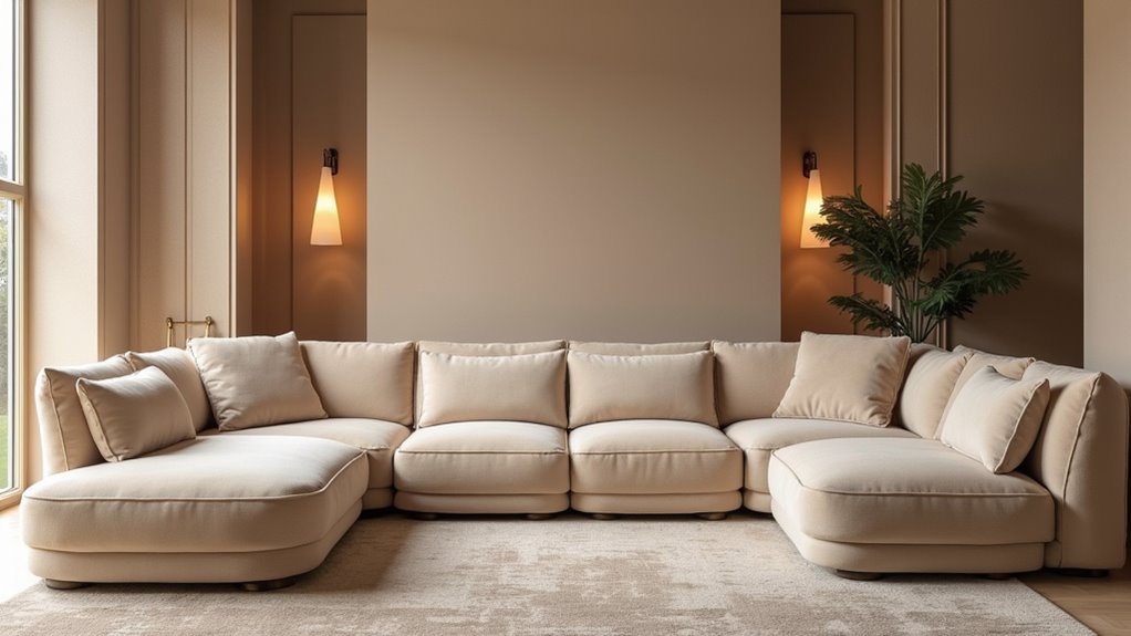 elegant modular comfort sofa
