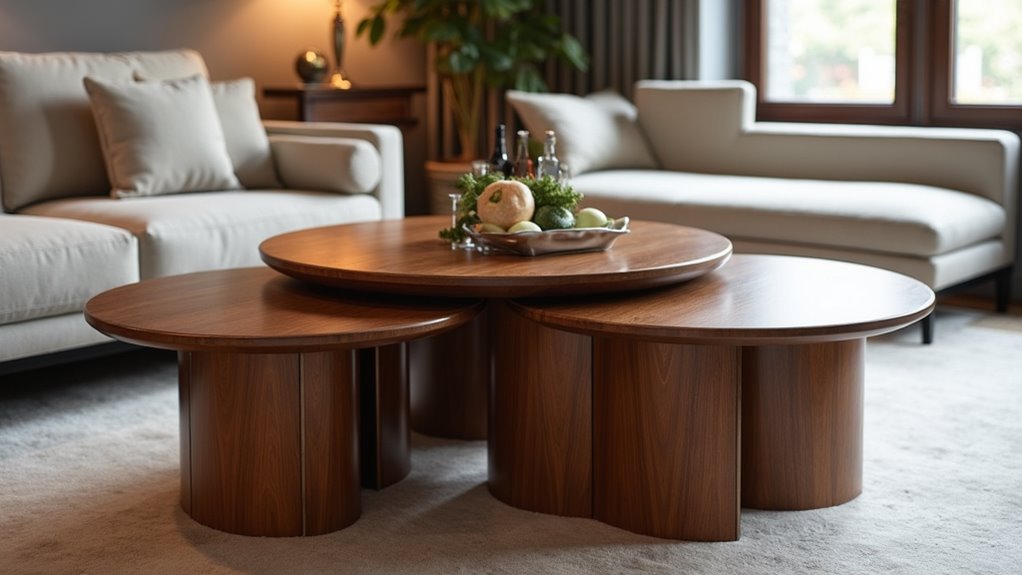 elegant nesting table set