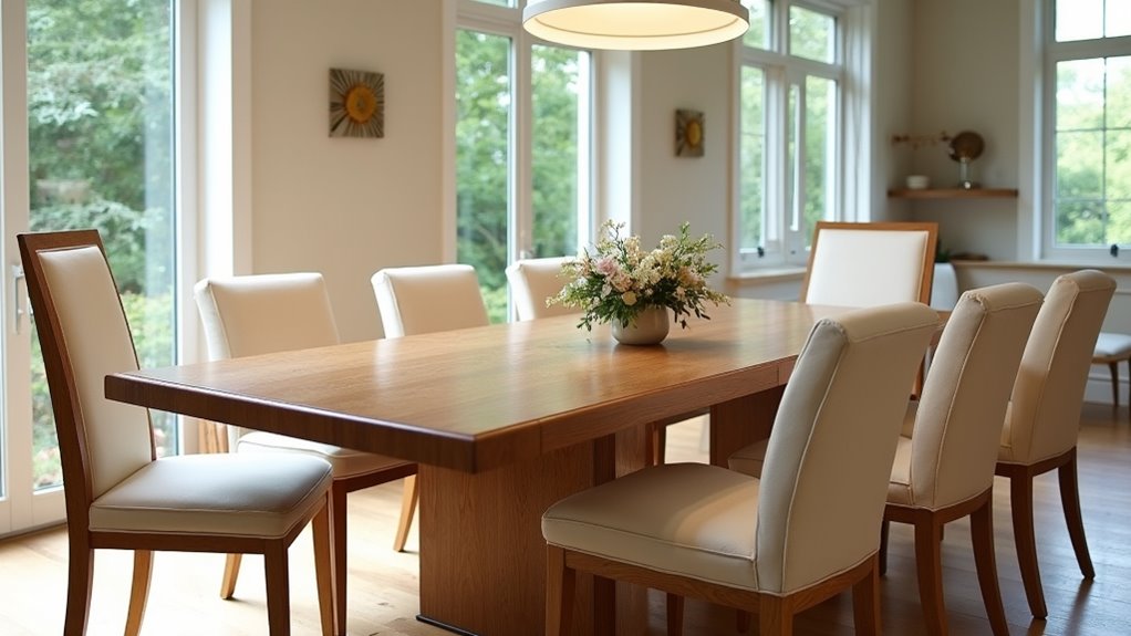 elegant oakwood dining tables