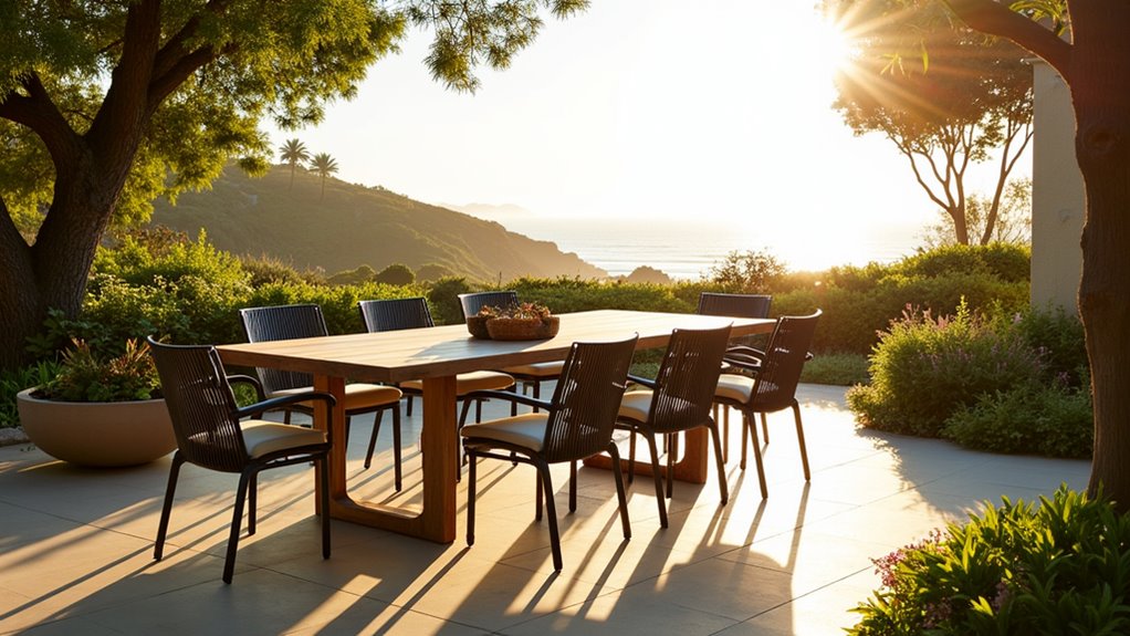 elegant outdoor dining chair