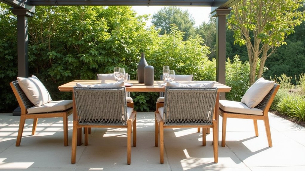 elegant outdoor dining chair