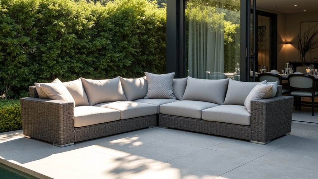 elegant outdoor seating solution