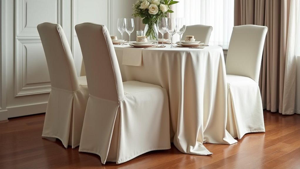 elegant protective chair covers