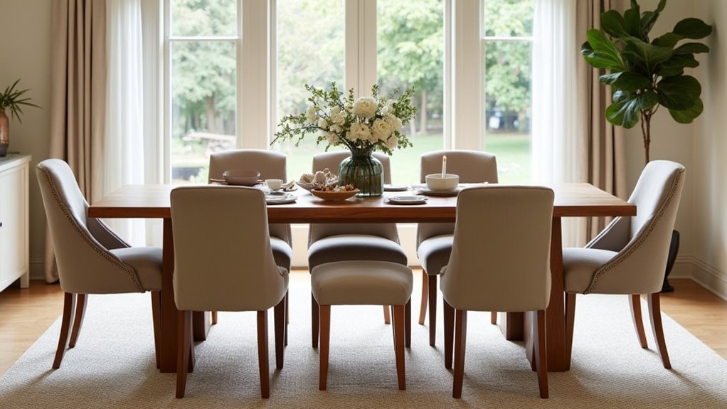 elegant retro dining chair