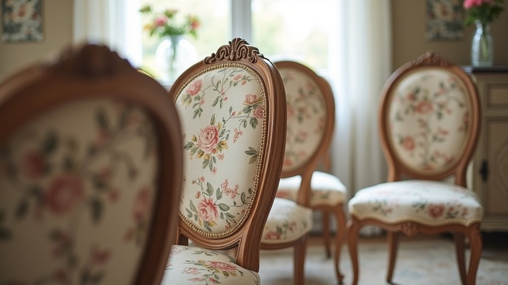 elegant rustic dining chairs