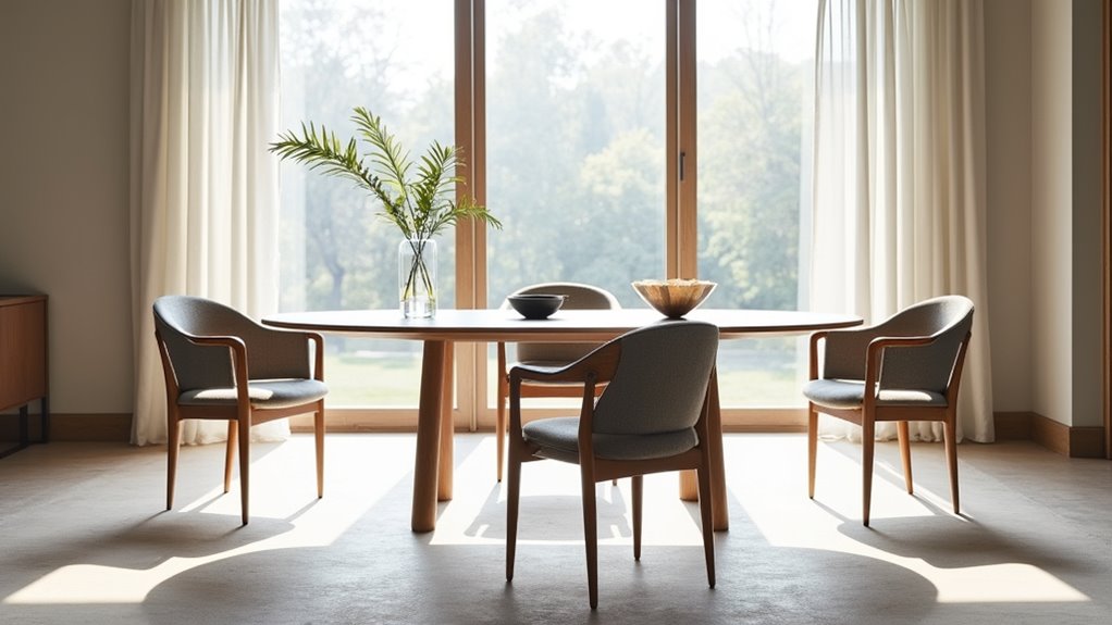 elegant scandinavian dining chair