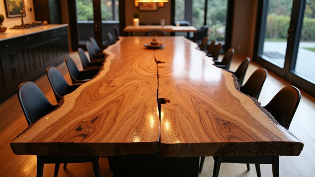 elegant symmetrical oak design