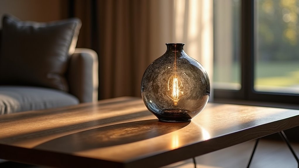 elegant textured glass lamps