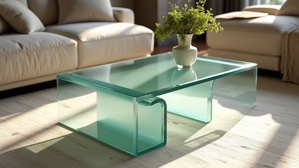 elegant transparent waterfall design