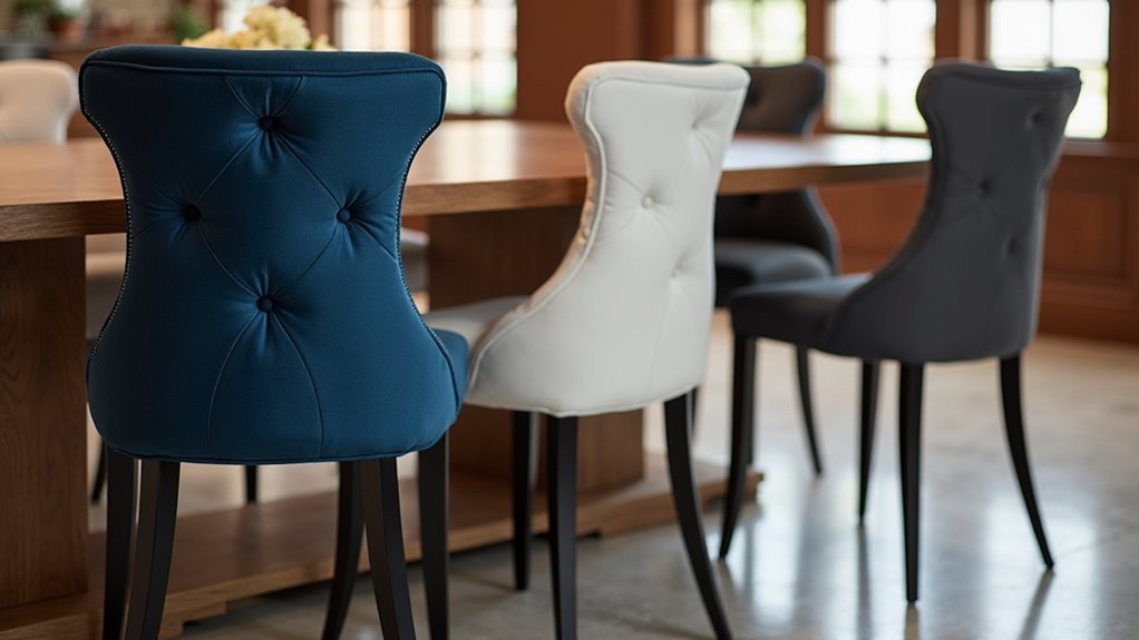 elegant tufted dining chair