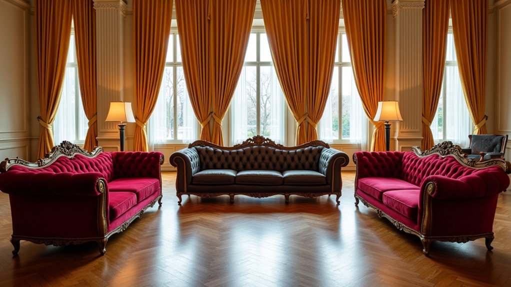 elegant upholstery sofa selection