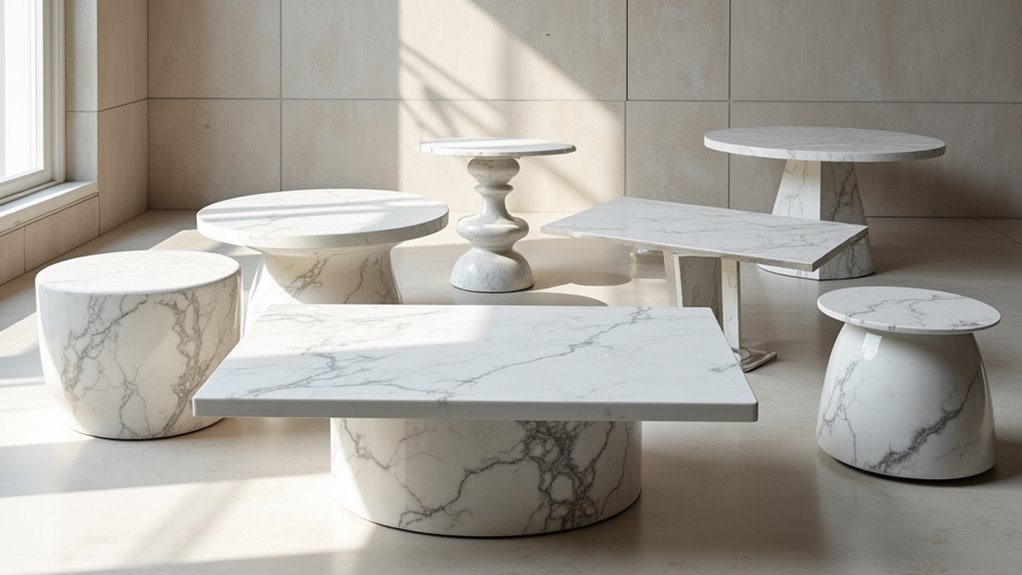 elegant versatile marble table