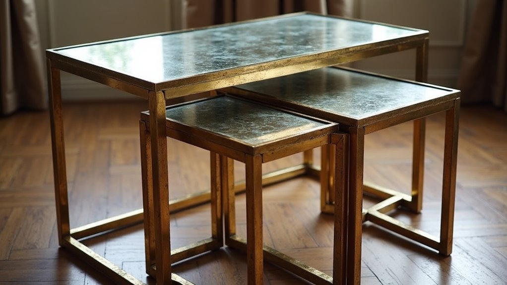 elegant vintage nesting tables