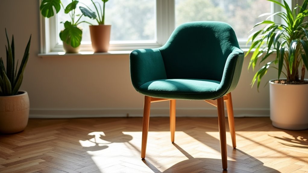 elegant wood and cane