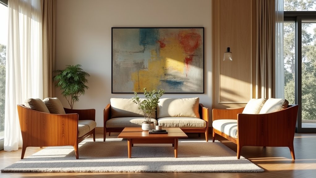 elegant wooden sofa designs