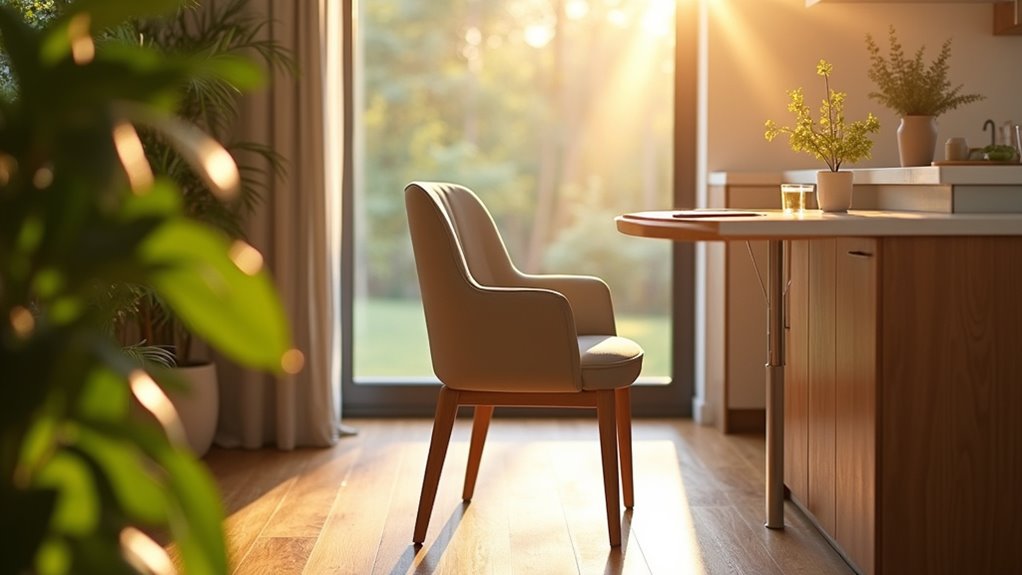 ergonomic comfort for dining