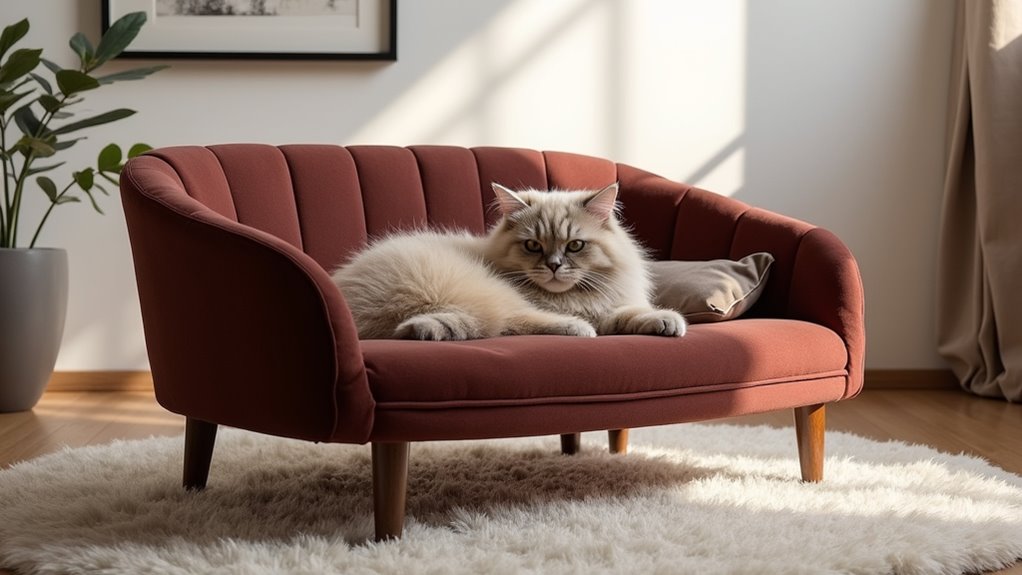 ergonomic orthopedic cat beds