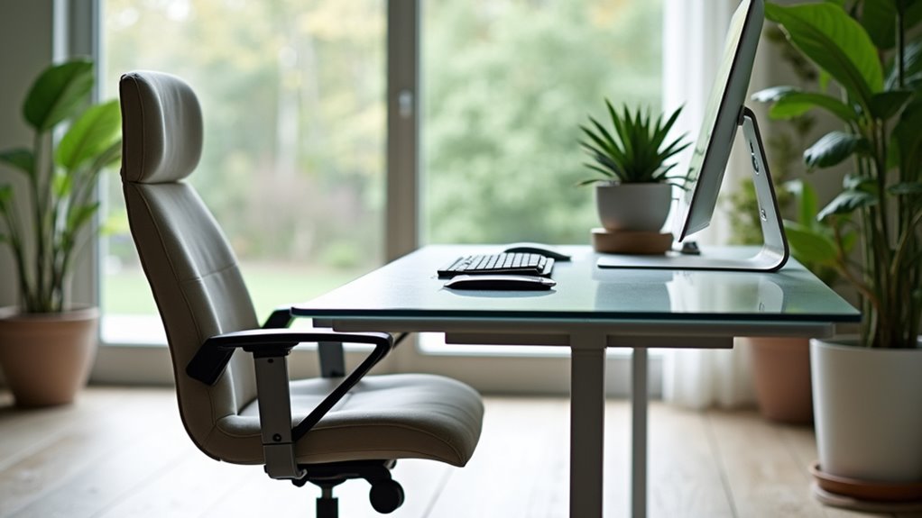 ergonomic workspace for laptops