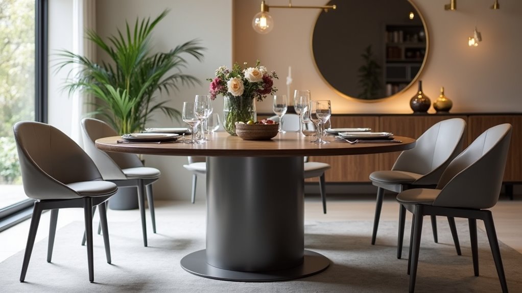 expandable modern dining table