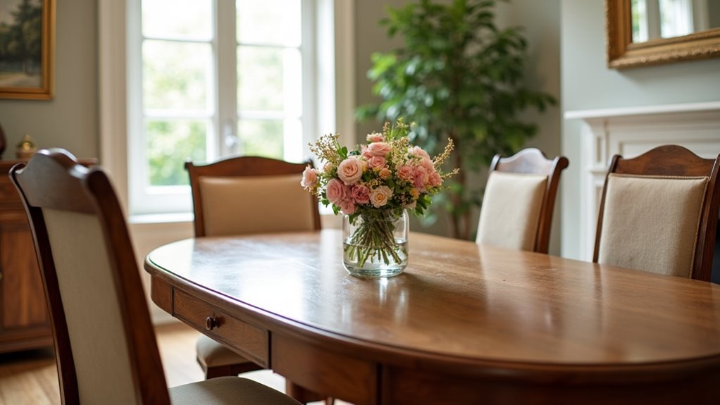 extendable round dining table