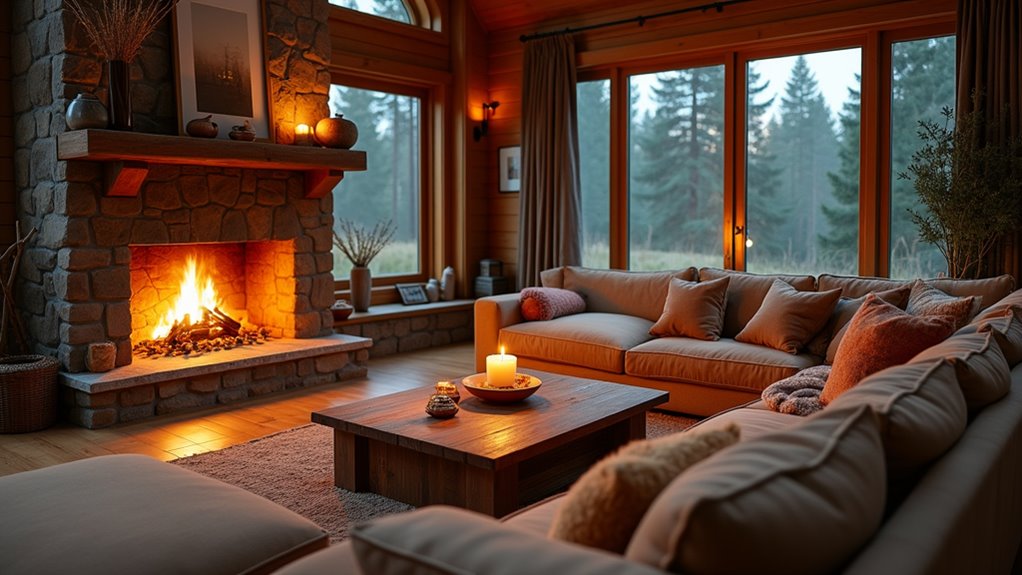fireplace sofa arrangement tips