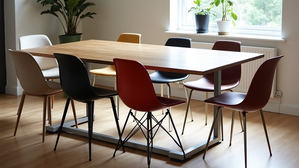 functional dining seating arrangement