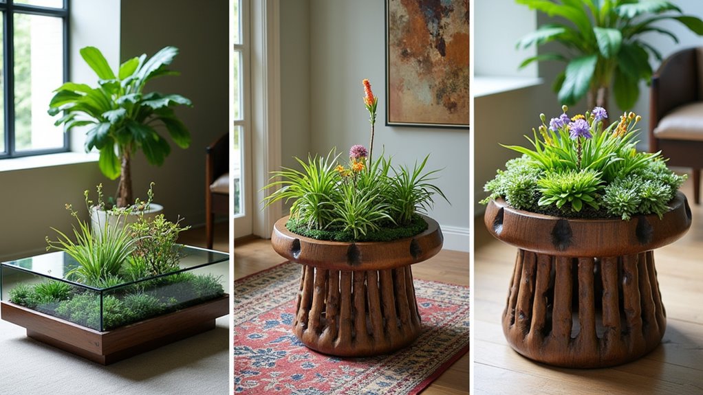 functional indoor garden table