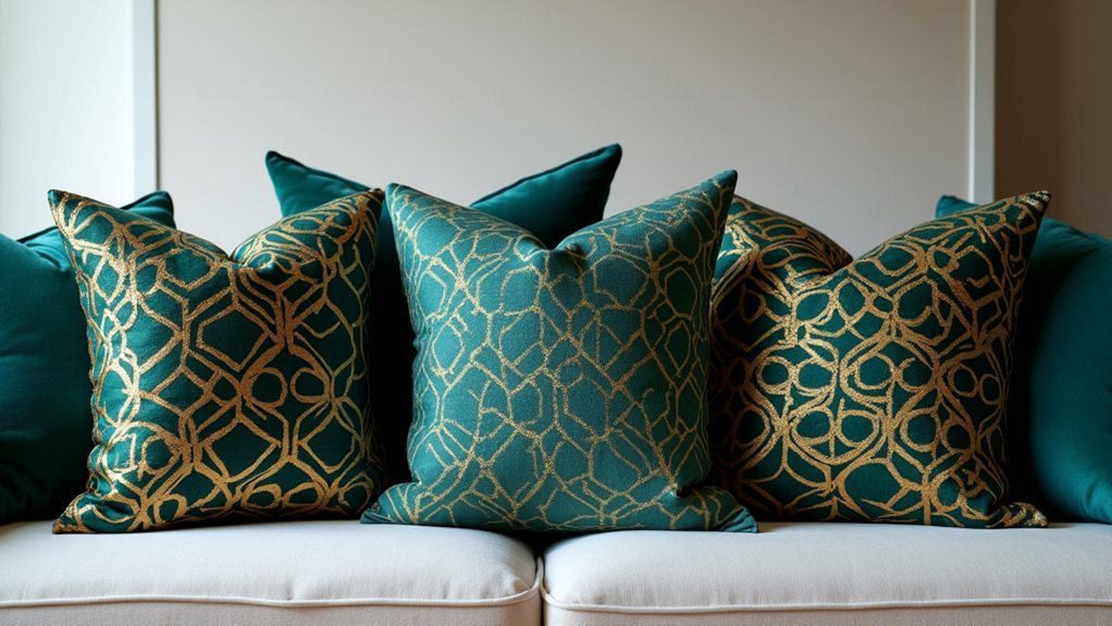 geometric patterns enhance decor