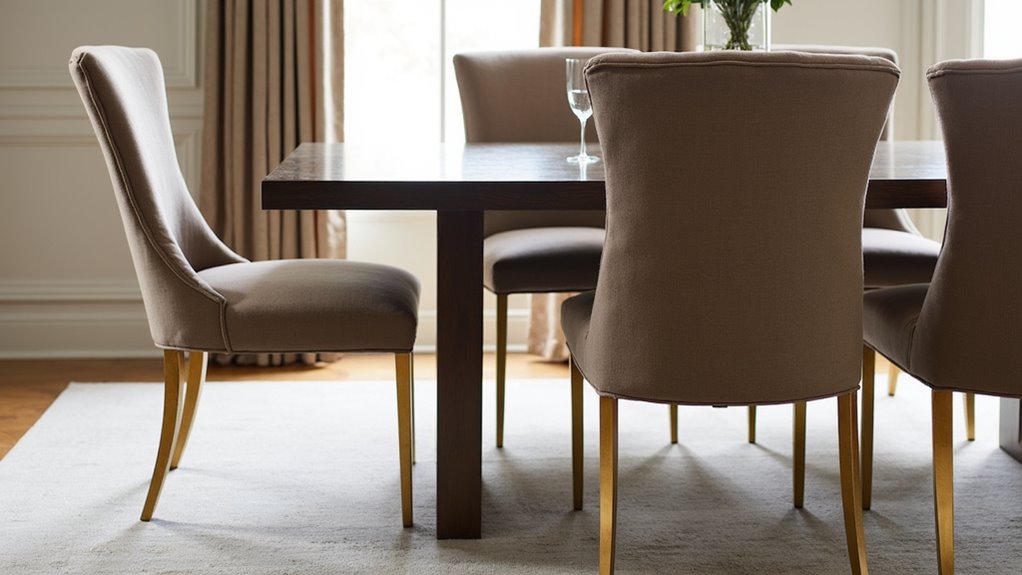 glamorous gold metal legs