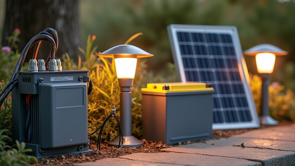 high voltage outdoor lighting