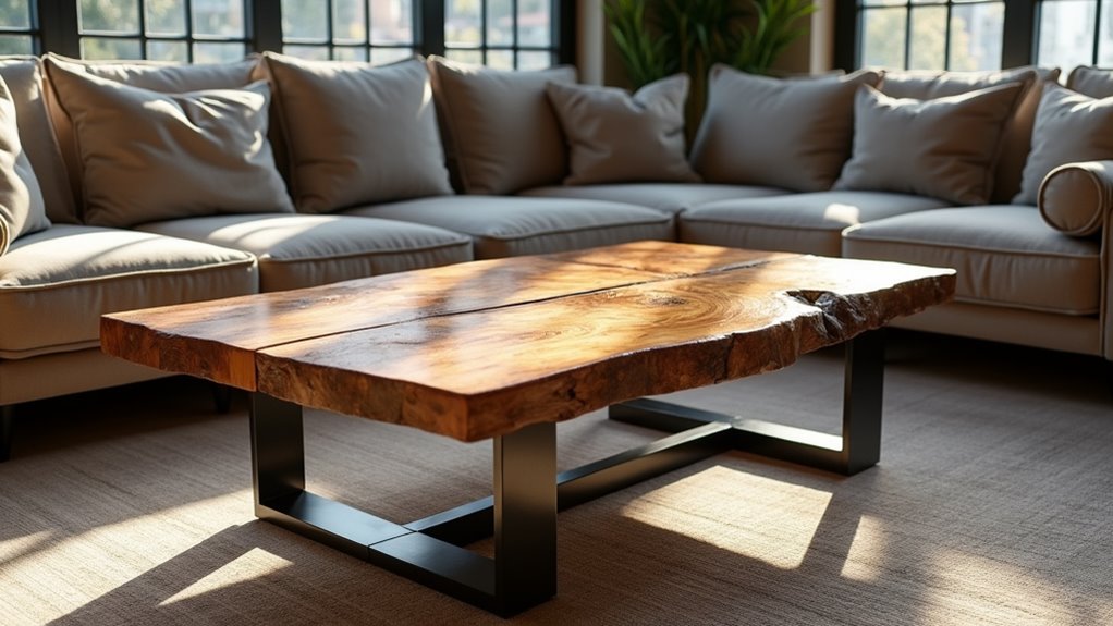 industrial chic coffee table