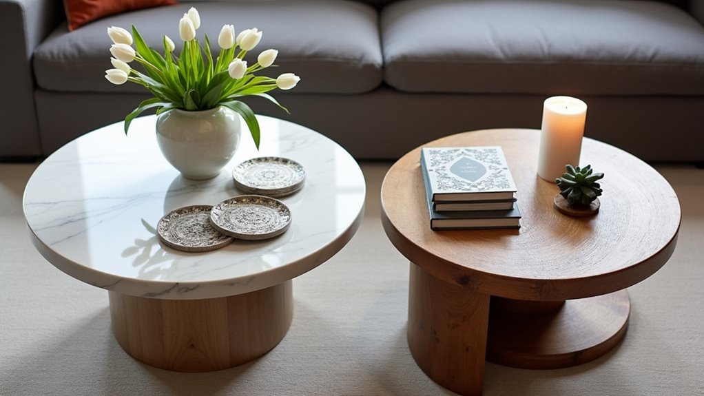 intentional coffee table styling