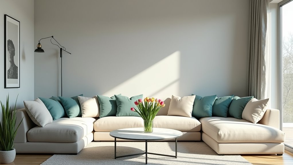 inviting conversation area setup