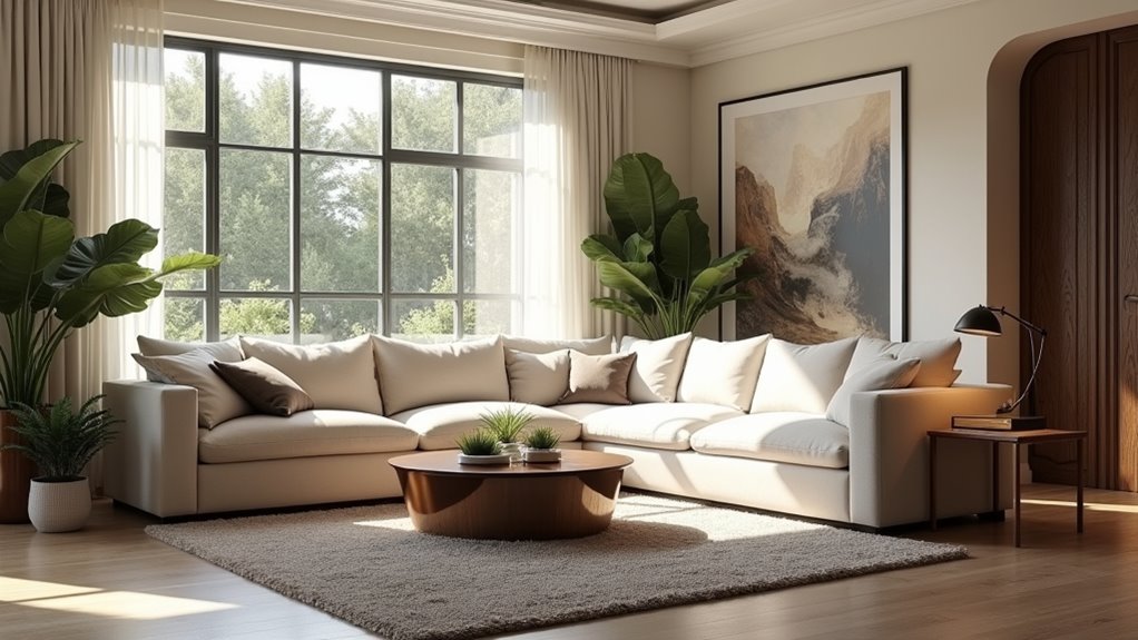 l shaped sofa placement strategies