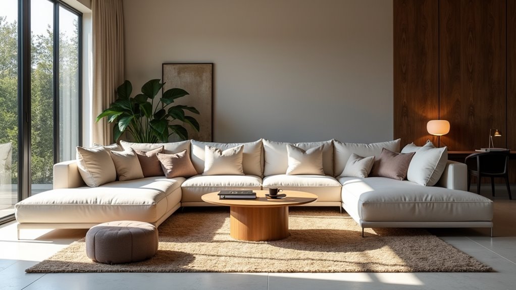 l shaped sofa zoning strategies