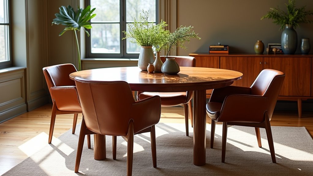 lando leather dining chairs