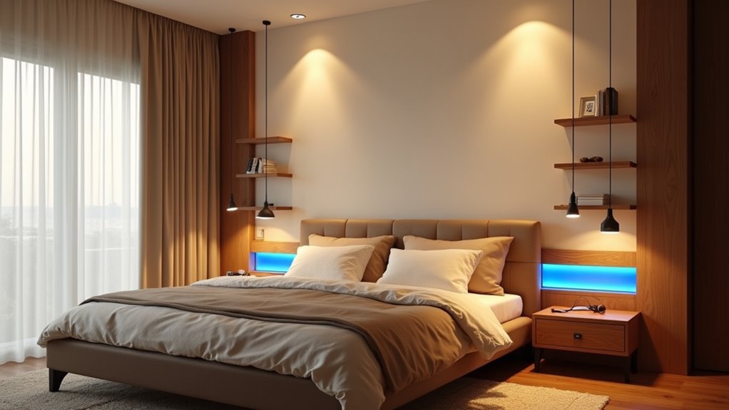 layered lighting for mood