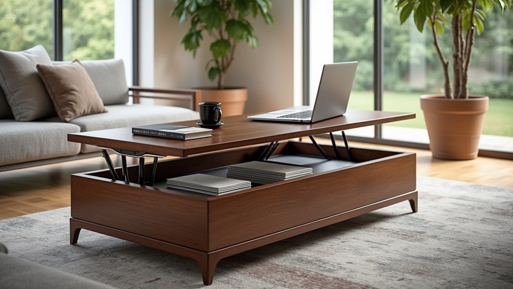 lift top coffee table versatility