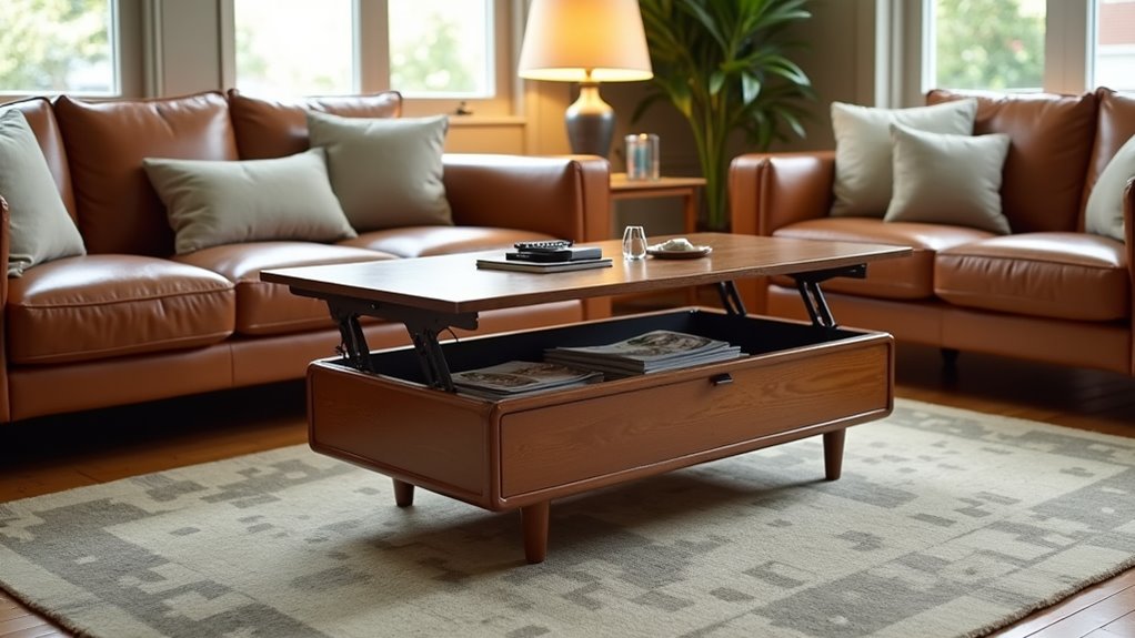 lift top coffee tables advantages