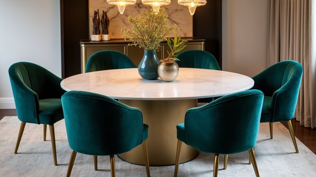 luxe dining set elegance